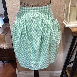 Marc By Marc Jacobs Green Bubble Skirt Knee-Length Casual